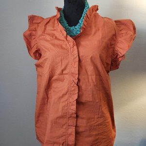 Orange blouse